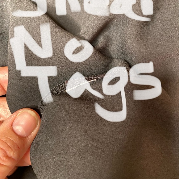 Halter Cut Sleeveless Sheer Black Top - Picture 11 of 11